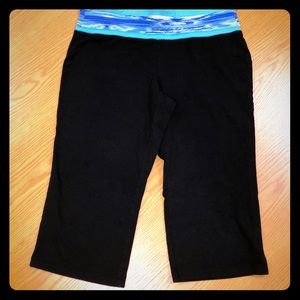 Lane Bryant Livi Active Capris, 18/20, Black